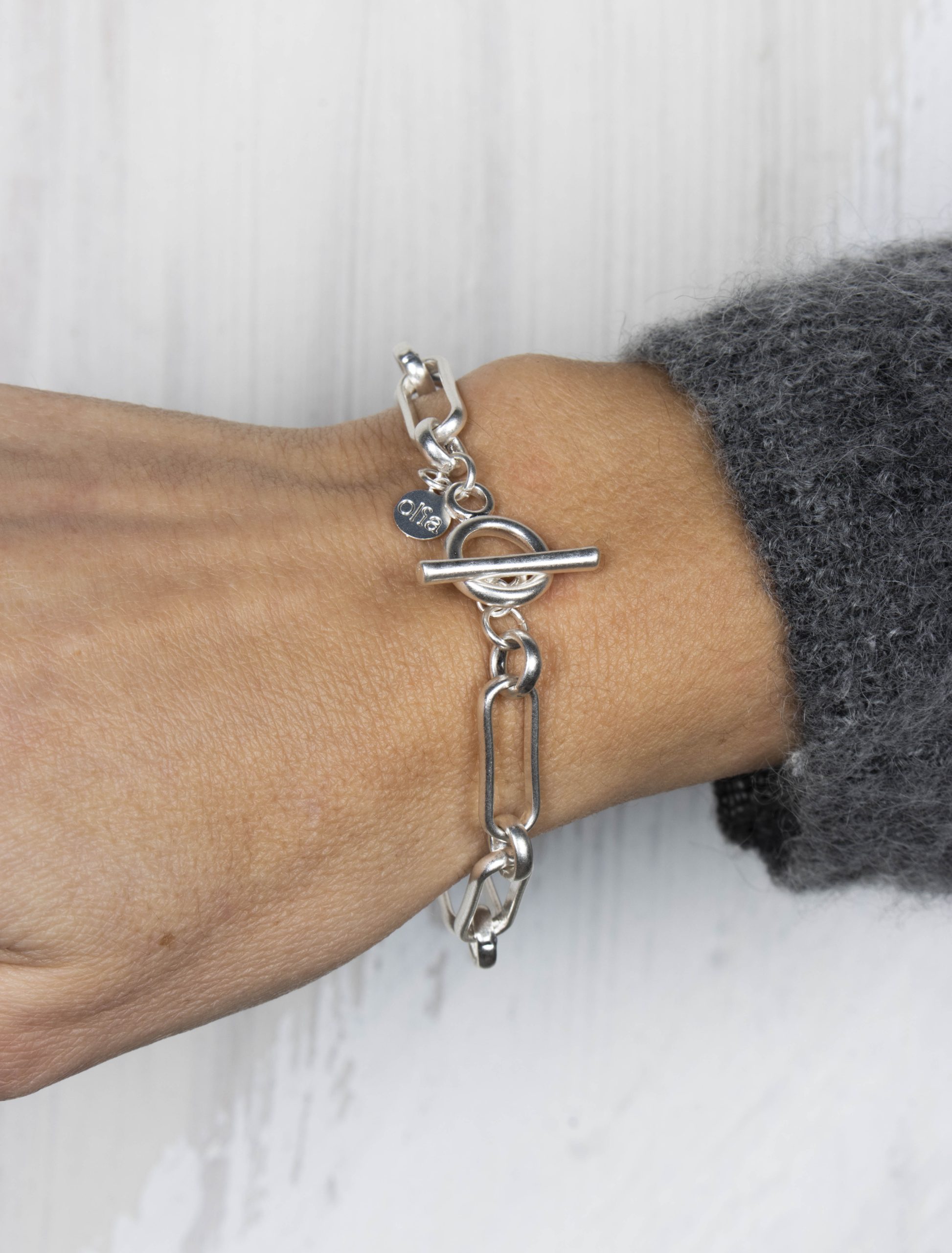 Juliet Paperlink Bracelet - Silver Plated - Image 2